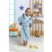 Ely Parker Super Soft Turkish Cotton Hooded Bathrobe for Boys & Girls | Terry Towel Absorbent Comfortable | Ages 5-6 - Buy Online on GoSupps.com