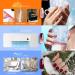 YTD Likomey Gel Polish Set 15ml Color Changing Nude Pink Burgundy Red and Glitter Nails Gel Kit Fall Winter Thermal Ombre Change Colors Translucent Salon Manicure UV Nail Vernis 2 Pcs 0.5 Oz 2-nude Pink Burgundy Red 15 ml (Pack of 2) - Buy Online on GoSupps.com