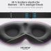 2024 Innovative Ergonomic Sleep Mask for Men & Women - 100% Light Blocking Adjustable Eye Mask with Earplugs for Travel Nap & Meditation - Violet - Buy Online on GoSupps.com