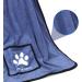 Nobleza Microfiber Dog Towel - Extra Absorbent & Quick Dry Cloth (106x66cm) for All Dogs & Cats - Soft & Durable Pet Drying Towel - Buy Online on GoSupps.com