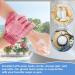 YuxianLB Exfoliating Gloves - 3 Pairs of Peeling Massage Gloves in Pink Sky Blue & White | Body Shoe & Skin Care - Buy Online on GoSupps.com