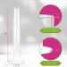 Clear Acrylic Strawbre Scrunchie Holder Stand Organizer - Hair Tie & Jewelry Storage for Teen Girls | VSCO Room Decor & Gift - 11 Inches - Buy Online on GoSupps.com