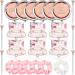 30 pieces of the bridesmaid marriage application gift set 6 bride makeup mirror and 6 bridesmaid lovely knot bracelets 6 satin hair band 6 diamond pen with 6 cards for bride shower party
