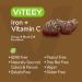 Iron Gummies 20mg + Vitamin C 26mg for Iron Deficiency and Anemia - Energy Support, Blood Cell Formulation - Vegan Chewable Grape Gummy Chews 60 ct (Pack of 2) - Buy Online on GoSupps.com