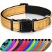Joytale Dog Collar Reflective Dog Collar for Large Dogs L Brown L (Pack of 1) Brown