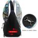 TurnWay Water-Proof Sling Bag with USB Charging Port - Ideal for Travel, Hiking, Cycling, Camping | Palma Leaf Pattern - Buy Online on GoSupps.com