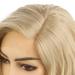 Shoulder Length Blonde Lace Front Bob Wig for Women - Short Wavy Hair - Buy Online on GoSupps.com