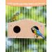 PetNanny Parakeet Nesting Box with Bamboo Bird's Nest & Coconut Shreds - Birdhouse Kit for Breeding & Playtime | Ideal for Parrots, Swallows, and Small Birds - Buy Online on GoSupps.com