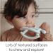 Smooch Rocking Teething Toys for Babies 0-6 Months | Silicone Baby Teether for Teething Relief | Coral+Amber - Buy Online on GoSupps.com