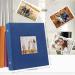 Miaikoe 6x4 Photo Album: Large Capacity Linen Album for 1000 Horizontal & Vertical 10x15cm Photos - Blue - Buy Online on GoSupps.com