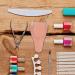 35-Piece Leather Nail Clipper Cover Set | Multicolor Beauty Tool Storage | Scherenetui & Pedicure Accessories | International Shipping - Buy Online on GoSupps.com