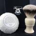 Luxury White Badger Hair Shaving Brush & Premium Shaving Soap - International Shipping Available - Buy Online on GoSupps.com