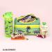 Fringoo Dinosaur Lunch Time Kids Water Bottle with Straw 600ml - BPA Free & Reusable - Buy Online on GoSupps.com