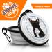 Portable Black French Bulldog Food & Water Bowl with Carabiners - Perfect for On-the-Go Pet Owners - Buy Online on GoSupps.com