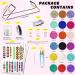 Frame Bead Loom Kit for DIY Boho Jewelry - Includes 17250 Seed Beads, 18 Colors, 150m String, Beading Trays, Needles & Instruction - Perfect for Bracelets, Earrings, Belts Making - Buy Online on GoSupps.com