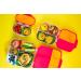 b.box Strawberry Shake Reusable Food Storage Container with 2 Sealed Compartments and Clip - Perfect Snack Box for Kids - Buy Online on GoSupps.com