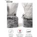 accsa Women Winter Ski Glove - Waterproof 3M Thinsulate Warm Windproof Gray-White with Gray Fur Medium - Buy Online on GoSupps.com