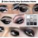 Miniling 9 Colors Smokey Grey Eyeshadow Palette - Highly Pigmented Mattes & Shimmers | Long Lasting Waterproof Eye Shadow Makeup Palette with Brush - Buy Online on GoSupps.com
