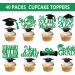5th Grade Graduation Cupcake Toppers Green Glitter 5th Grade Graduation Party Decorations 2023 Boy Girl Kids Fifth Grade Graduation Party Decorations Supplies - Buy Online on GoSupps.com