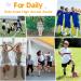 American Trends Kids Soccer Socks - Knee High Tube Long Socks for Boys Girls, 1 Pack (6-9 Years), Black White - Buy Online on GoSupps.com