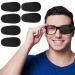 6PCS Eye Patches Adjustable Soft Amblyopia Lazy Eyepatch Comfortable Left or Right Single Eye Cover Reusable Soft Medical Eye Patches for Adults Kids Eyeglass Treat Strabismus