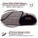 FZYUAN Wide Width Diabetic Slippers for Men Size 12 - Adjustable Closures, Memory Foam, Orthopedic Shoes for Elderly with Arthritis and Edema - Brown - Buy Online on GoSupps.com