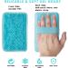 Gel Beads Ice Pack with Strap - Reusable Hot & Cold Compress for Various Body Parts - 7.76''x4.93'' (Blue) - Buy Online on GoSupps.com