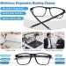 Buy Photochromic Progressive Multifocus Reading Glasses for Men - TR90 Frame Blue Light Blocking No Line 2.5x Multifocal Readers in Black - International Shipping Available - Buy Online on GoSupps.com