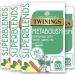 Twinings Superblends Metabolism Tea - Peppermint & Spiced Green Tea Herbal Infusion with Nettle & Zinc Metabolism Booster Tea 80 x Biodegradable Tea Bags