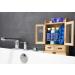 Buy BRUBAKER Cosmetics Bath and Care Set - Blueberry in Wooden Cabinet | International Shipping Available - Buy Online on GoSupps.com
