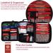 2022 Upgrade: Compact First Aid Kit with Tourniquet - 161 Piece Set Medium - Ideal for Emergency Rescue and Trauma Care - Buy Online on GoSupps.com
