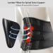 Back Brace for Lower Back Pain Relief - Sciatica Herniated Disc Support | Breathable Lumbar Support for Men & Women - Large Black - Buy Online on GoSupps.com