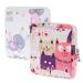 Amaxiu Sanitary Napkin Storage Bags 2pcs Waterproof Travel Menstrual Pad Pouch with Zipper Mini Tampons Holder for Purse Period Nursing Pad Holder for Women Girls 5.1" x 5.1" (Pattern C)