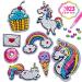 Innofans Diamond Painting Stickers Kit for Kids - Diamond Art for Kids with 27 Cute Water Bottle Stickers & 3 Keychains  Kids Crafts  Crafts Kits for Kids Ages 4-8  Crafts for Girls Ages 6-8  8-12 Gem Art Stickers