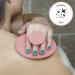 Silicone Body Scrubber Brush for Bath and Shower - Gentle Soft Bristles for Skin Exfoliation - Pink, 1 Count - Buy Online on GoSupps.com
