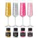 NiHome Edible Luster Dust Glitter Powder Fancy Metallic Sprinkles Glimmer Luster Dust 4 Bottles of 0.18oz/5g for Decorating Drinks Cakes in Bakeries Allergen-Free Food Coloring (4 Colors 20g) Pink/ Light Pink/ Sunlit/ Metallic 4 Pack 20 g