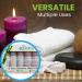 ACLEARTH White Bamboo Wash Cloths (6 pc) | Soft Face Wash Cloth Set for Sensitive Skin | Makeup Removal | 25 x 25cm | Ideal for Adults, Babies, and Kids - Buy Online on GoSupps.com