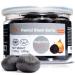 APEXY - Whole Black Garlic - Fermented for 90 Days - Naturally Aged - Peeled Single Cloves - Gourmet Superfood - Ready to Eat - For Snack or Cooking - Halal Certified - 7.02 Oz Jar - Pack of 1