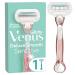 Gillette Venus Deluxe Smooth Sensitive Rosegold Razor Women Women's Razor + 1 Razor Blade