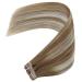 Youngsee Clip In Extensions | Real Ombre Hair 35cm | Brown to Blonde Remy Hair | 120g #8/60/8 - Buy Online on GoSupps.com