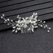 Hair Combs Slides Clips Bridal Flower Hair Pins for Girls Women Hair Accessories Hair Clips - Buy Online on GoSupps.com