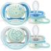 Philips AVENT Ultra Air Nighttime Pacifier Blue 6-18 Months 4-Pack SCF376/43 - Buy Online on GoSupps.com