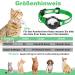 Airtag Cat Neck Band - Waterproof Reflective Collar for Cats & Small Dogs | Safety Clasp | Adjustable 23-33cm | Green & Yellow Options - Buy Online on GoSupps.com