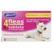 Johnsons Veterinary Products 4Fleas Tablets for Puppies and Small Dogs Treatment Pack 6 Count (Pack of 1) Puppy 6 Treatment 1x6