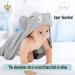 Cute Castle 2 Pack Bamboo Hooded Baby Towel & Washcloths - Soft & Absorbent Bath Towel for Newborns - Natural Baby Stuff for Boys & Girls (Elephant & Bird) - Buy Online on GoSupps.com