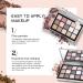 KYDA 15 Colors Smokey Eyeshadow Palette Highly Pigmented Shimmer & Matte Nude Tones for Party Makeup | International Shipping Available - Buy Online on GoSupps.com