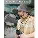 Mens Wide Brim Sun Hat with Neck Flap - Grey Safari Cap for Outdoor Activities | One Size - Buy Online on GoSupps.com