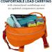 Luffwear Approach Pack - Portable Pet Hiking Bag with Integrated Dishes & Bags | Campfire Orange Medium | Best Camping Accessories for Dogs - Buy Online on GoSupps.com