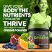 Superfood Greens Powder Supplement with Spirulina, Wheat Grass, Chlorella - Vegan Non-GMO Blend with Digestive Enzymes & Antioxidants - 30 Servings - Buy Online on GoSupps.com