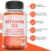 Vitamin D3 Gummies 5000 IU - 180 Gummies - Strong Bones & Teeth, Immune Support, Mood Boost - Peach Mango Flavor - Buy Online on GoSupps.com